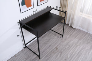 Console Table Narrow Modern Entryway Table Small Behind Couch Table Skinny Sofa Table Hallway Table For Living Room - Black