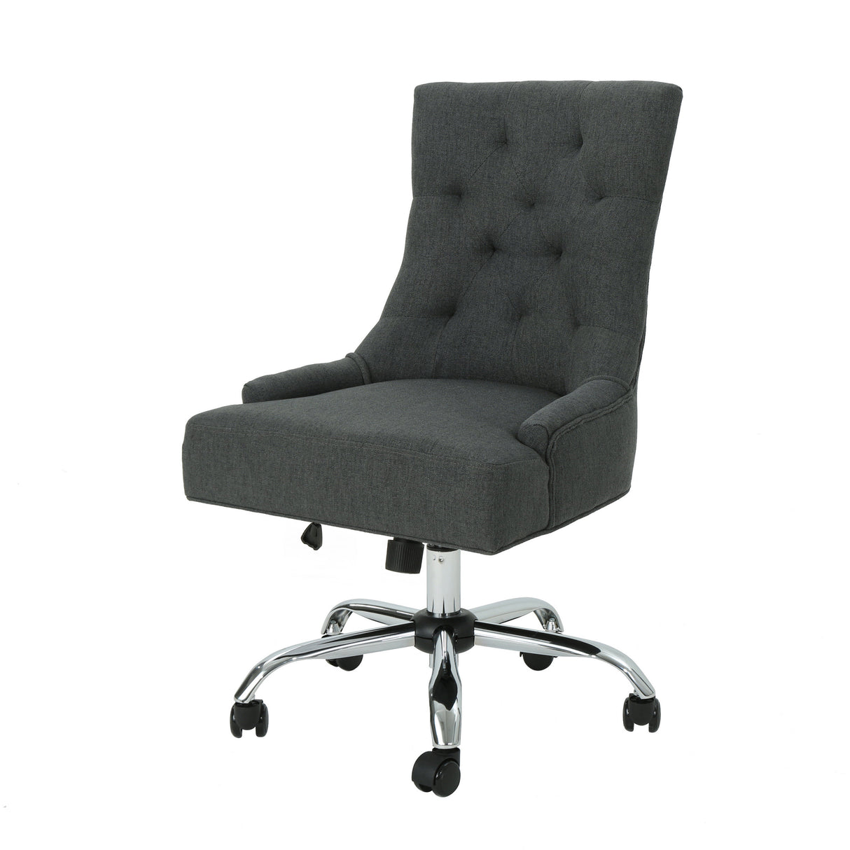 Tufted Swivel Office Chair with Adjustable Comfort