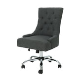 Tufted Swivel Office Chair with Adjustable Comfort