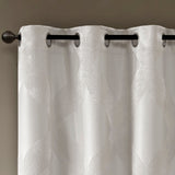 Ogee knitted jacquard total blackout curtain panel (only 1 pc panel)