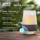 Wine freeze™ xl cup in gray by host®