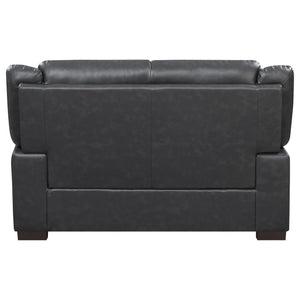 Borden - 2 Piece Living Room Set With Smooth Upholstery - Gray