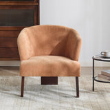 Windsor Mid-Century Accent Chair - Soft Fabric Upholstery