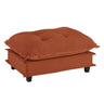 73 Chenille Ottoman