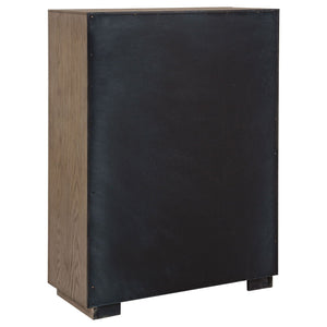 Kenora 5-drawer Bedroom Chest Barley Brown