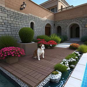H Style Diy Module Interlocking Patio Deck Tiles