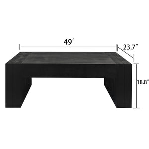 Minimalist Rectangular Center Table For Living Room
