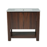 Modern Bathroom Vanity With Rectangle Ceramic Sink, Soft Closing Doors