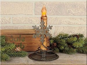 Braided Snowflake Taper Holder