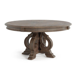 Elegant Dining Set Round Table And Side Chairs