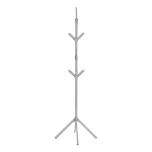 Coat Rack, Hall Tree, Free Standing, 8 Hooks, Entryway, Contemporary & Modern