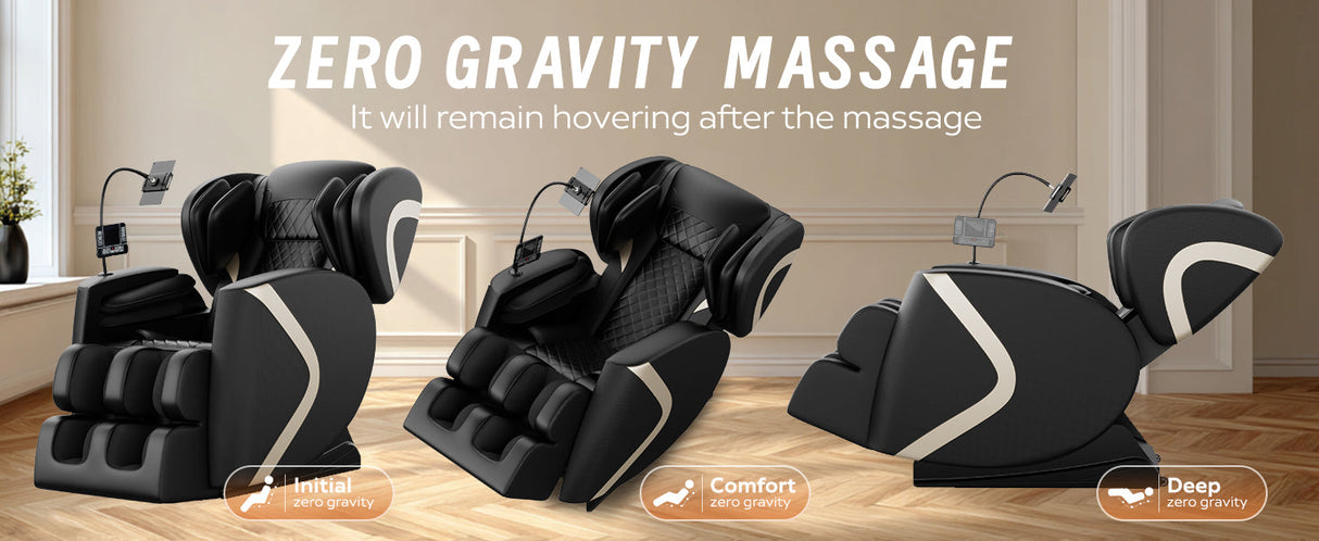 Massage Chair Recliner with Zero Gravity and Full Body Air Pressure