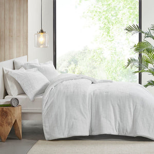 King/Cal King Plush to Sherpa Comforter Set
