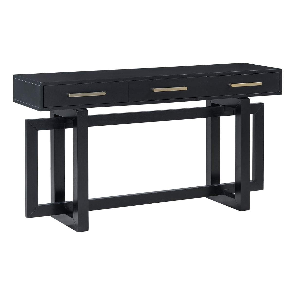 U_STYLE Elegant Console Table with Three Drawers