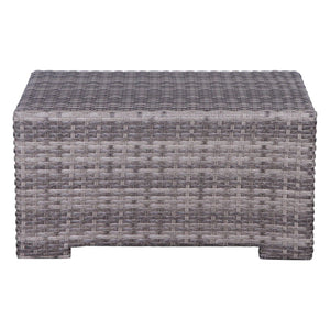 Outdoor 6 Person Wicker Seating Group With Cushions - Gray Mix