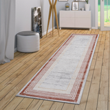NAAR MARFI Collection Bordered Non-Shedding and Stain Resistant Area Rug