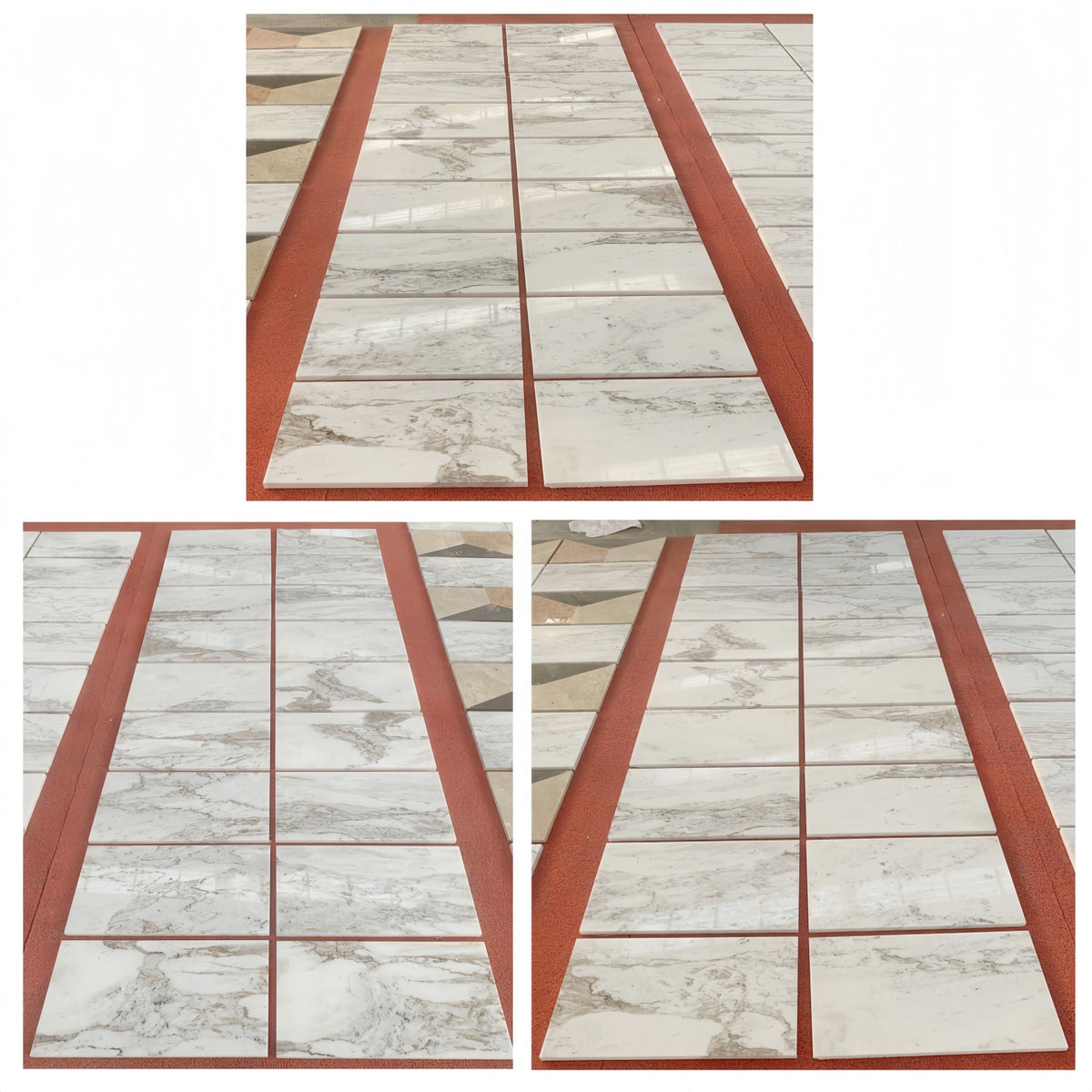 Natural Marble Polished Tile For Wall And Floor (Set of 4)