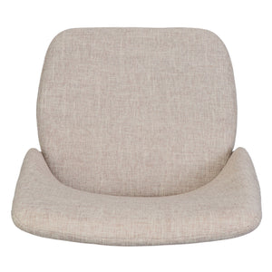 Modern Dining Chair With Iron Legs And Wood Finish