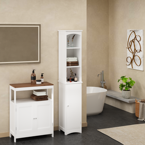 64.17'' Tall Bathroom Storage Cabinet