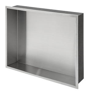 Stainless Steel Shower Niche With Seamless Design For Bathroom Storage