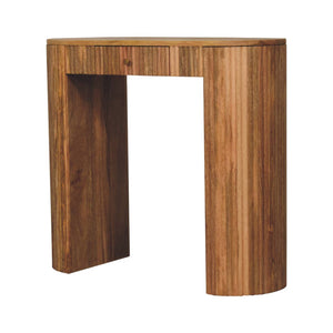 Soba - Straight Console Table - Oak