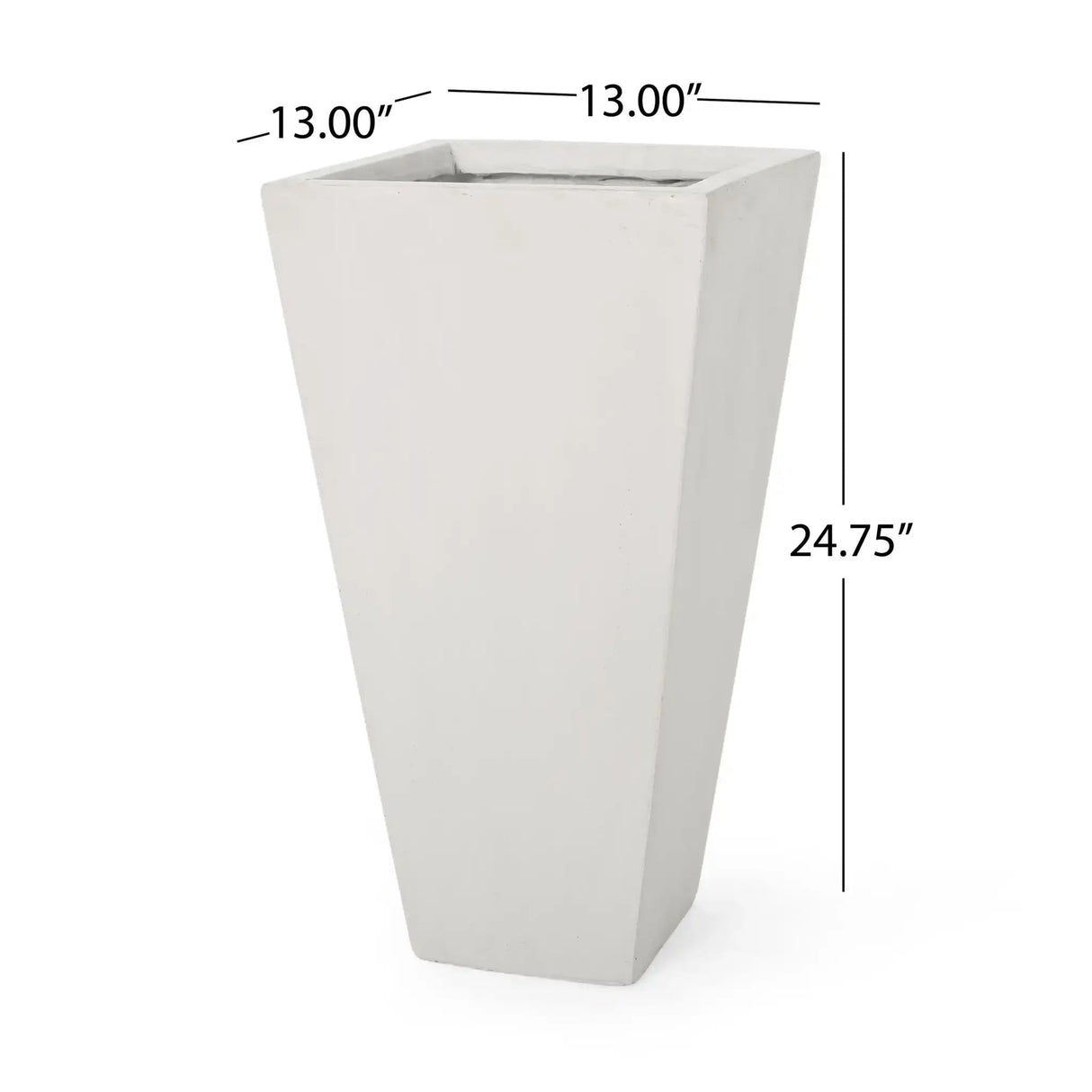 Outdoor Modern Cast Stone Planter