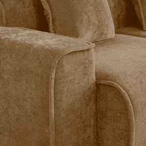 Streamlined Design Modular 3 Seat U Shape Sectional Boneless Sofa