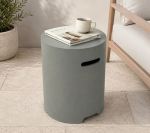 Lightweight Concrete Propane Tank Cover Table