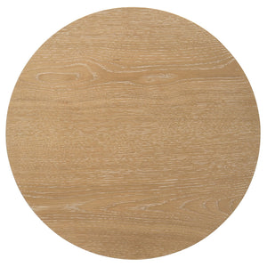 Ottowa 3-piece Round Wood Coffee Table Set Light Oak