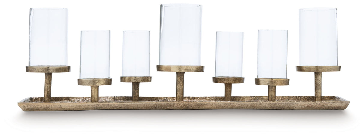 Wallmond - Candle Holder - Antique Brass Finish