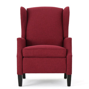 Westeros Wing Back Fabric Upholstered Recliner