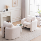 Rosewick Rounded Corner Cozy Modern Accent Chair
