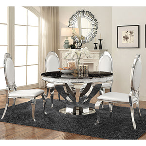Chester - Upholstered Dining Side Chair (Set of 2) - Creamy White