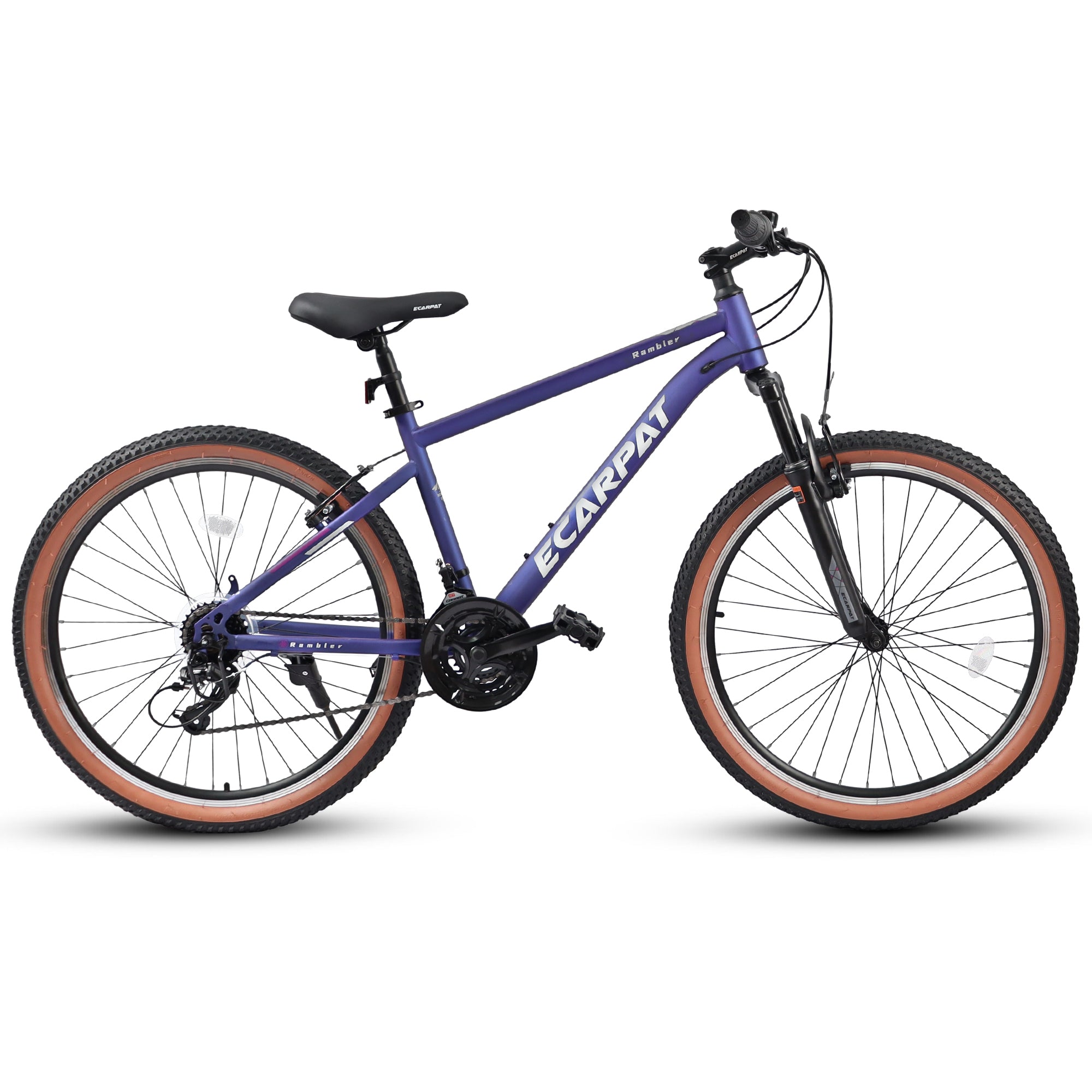 A26301-Ecarpat-Mountain-Bike-26-Inch-Wheels,-21-Speed-Mens-Womens-Trail-Commuter-City-Mountain-Bike,-Carbon-steel-Frame-U-Brakes-Grip-Shifter-Front-Fork-Bicycles-Exercise-&-Fitness