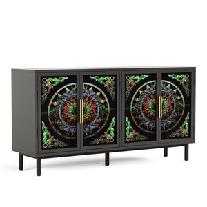 Decorative Cabinet with 4 Doors