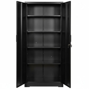 Ironclad - Storage Cabinet With Locking Doors And 4 Adjustable Shelves