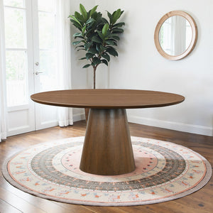 Palamedes Solid Wood Large Round Table