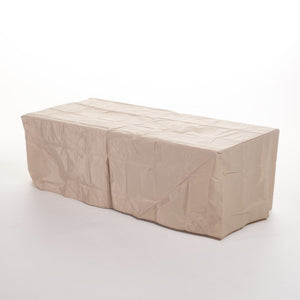 Transitional Rectangular Outdoor Propane Fire Pit With 50, 000 Btu
