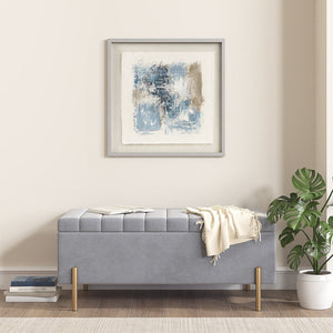 Ashlar Serenity™ — Hand-Painted Abstract Framed Glass Wall Art