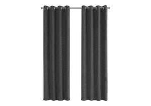 2 Pieces Set Curtain Panel Room Darkening Grommet
