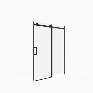 Frameless Sliding Shower Door - 5/16" Thick Tempered Glass