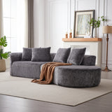 Luxurious Chenille Sectional Sofa
