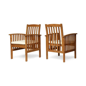 Casa Acacia Dining Chair Set with Cushions
