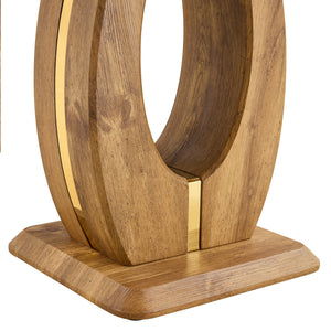 Elegant Wood-Grain Coffee Table