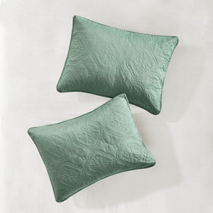 3 Piece Reversible Bedspread Set Seafoam Full/Queen