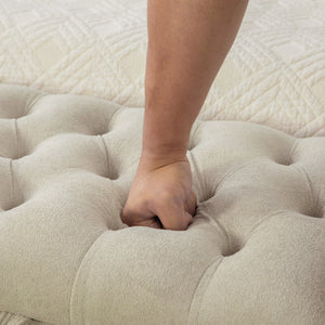 65.75" Wide Modern Upholstered Storage Bench