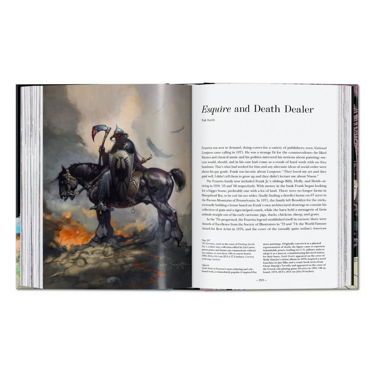 The Fantastic Worlds of Frank Frazetta. 45th Ed. (German, French, English)