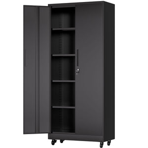 Heavy Duty Rolling Cabinet With Lock