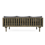 Claremont 3-seater day bed, dark grey