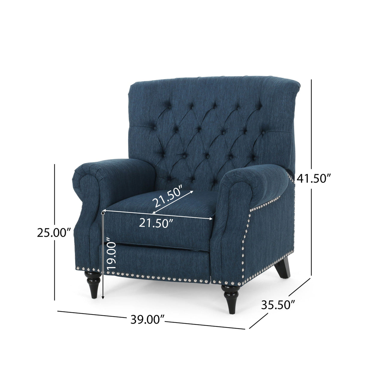Classic Style Push Back Chair